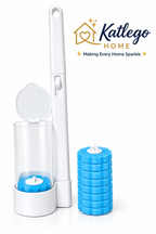 Disposable Toilet Brush with Dissolving Replacement Heads