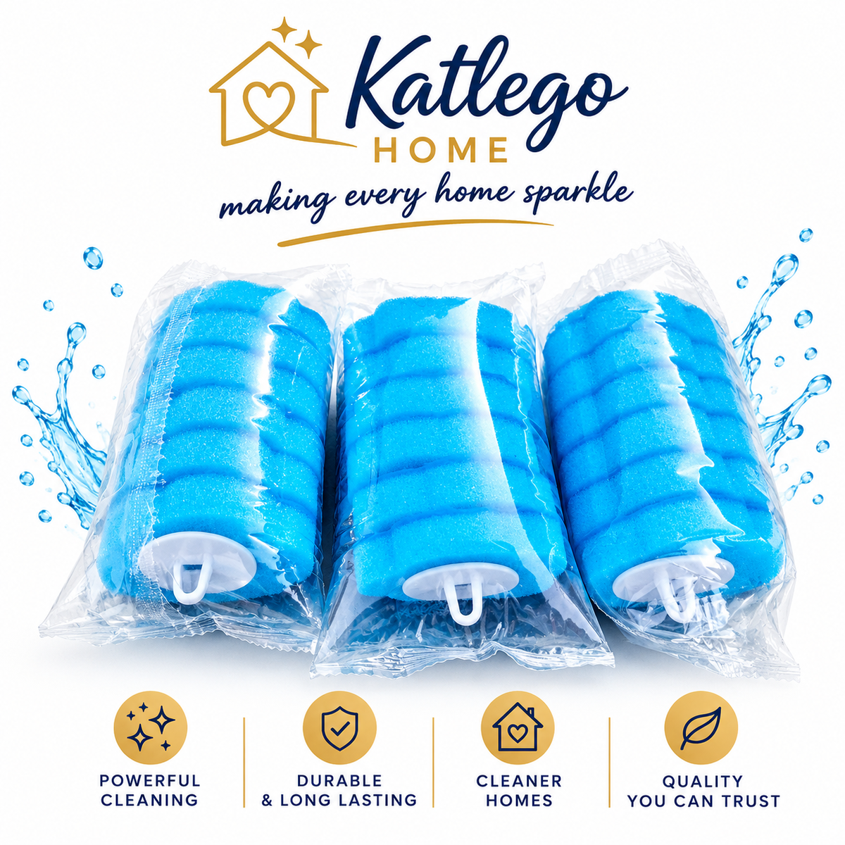Disposable Sponge Toilet Cleaning Heads